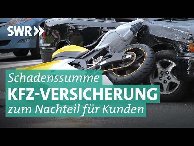 Fragwürdige Prüfberichte – wie Autoversicherungen Schäden klein rechnen I Marktcheck SWR