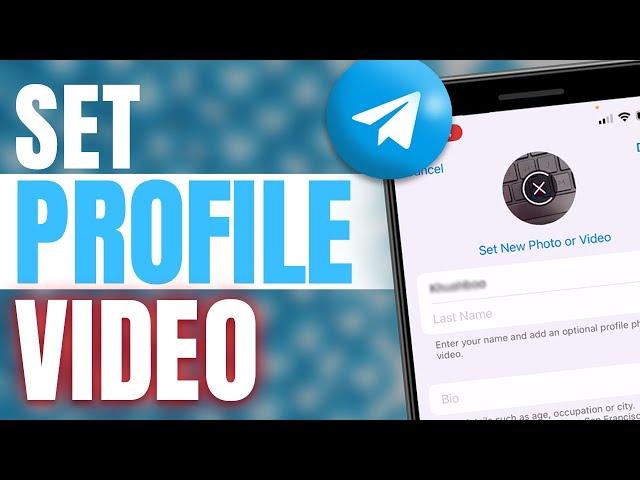 How to Set Video on a Telegram Profile| Set a Profile Video in 10sec on TG