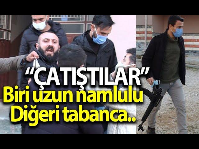 Karaman'da iki grup silahlarla çatıştı!