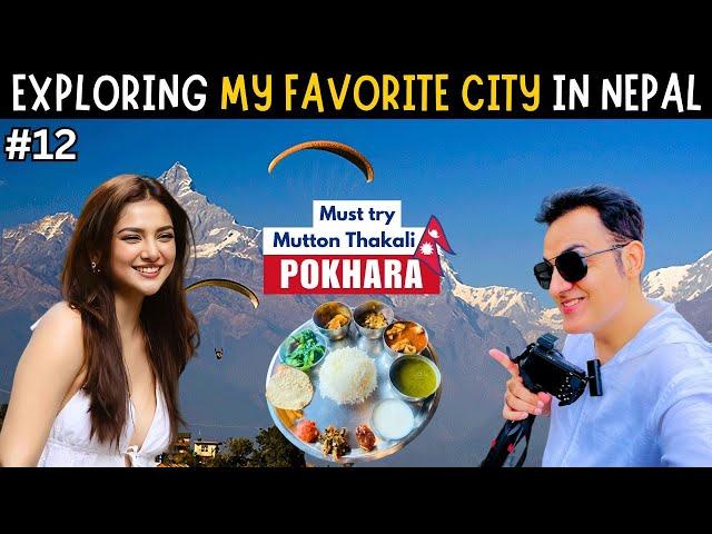 Why is Pokhara so famous? Exploring Pokhara city on lakes | FAMOUS POKHARA MUTTON THAKALI | #pokhara