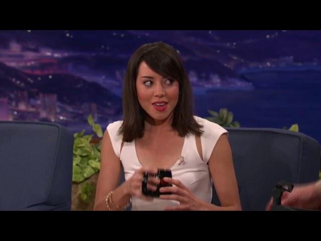 Aubrey Plaza conan