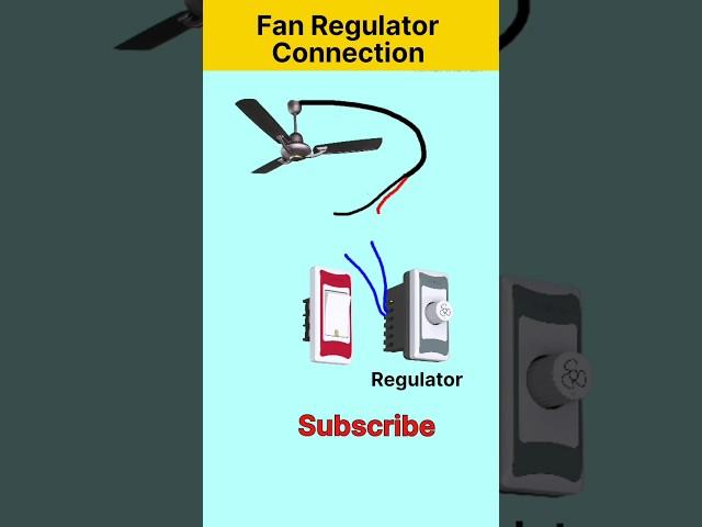 How To Fan Regulator Connection | Fan Speed Control | Shorts | Viral