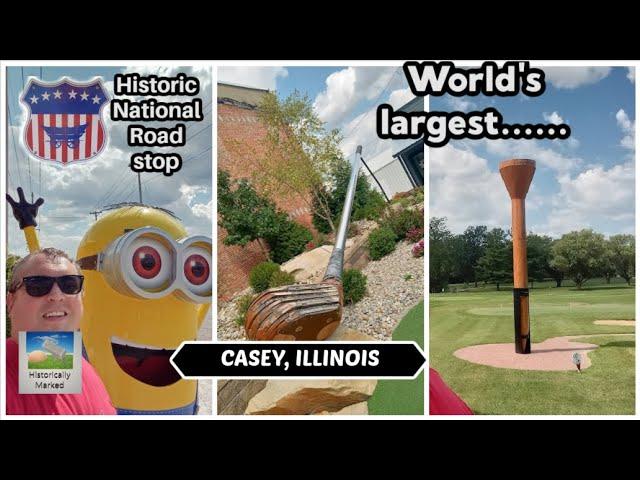 Historic National Road stop: Casey, Illinois (2023)