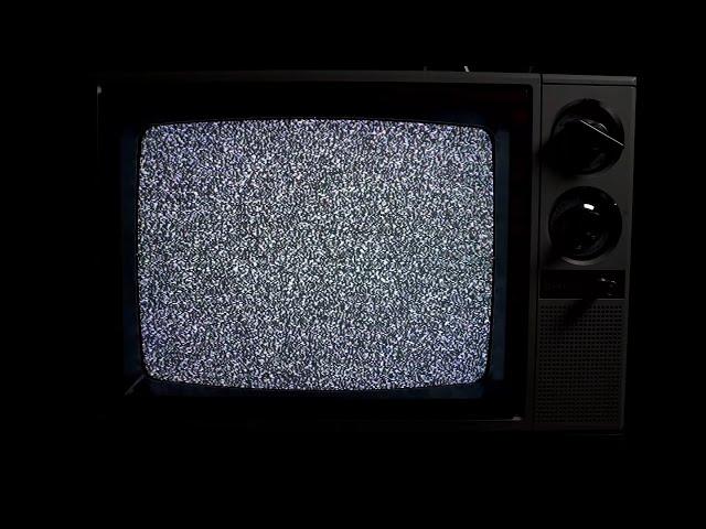 Analog CRT TV Static / White Noise for ASMR, Sleep, Studying, Poltergeists, Etc. (1985 Hitachi)