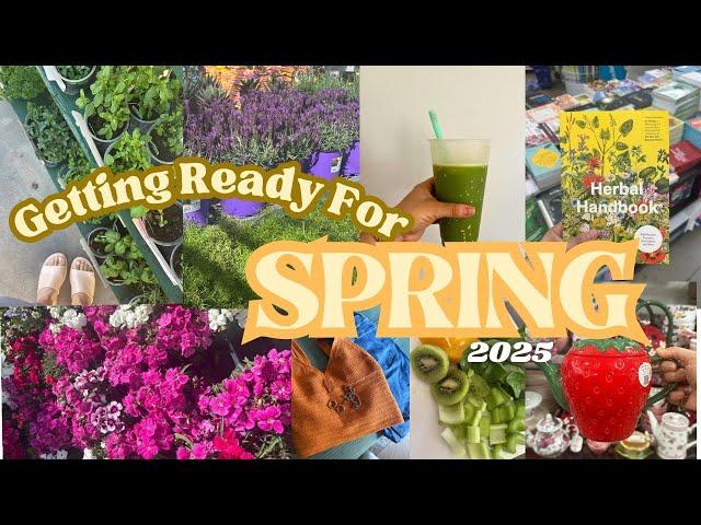 Getting ready for Spring VLOG! Gardening Ideas, Shop & Browse #spring #cozy #springvibes