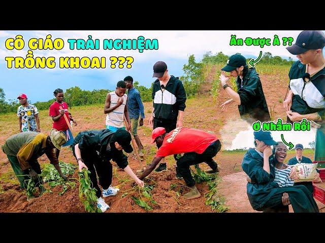 Cô Giáo Việt Nam Lần Đầu Trải Nghiệm Trồng Khoai Và Phát Gạo Cho Người Dân Châu Phi