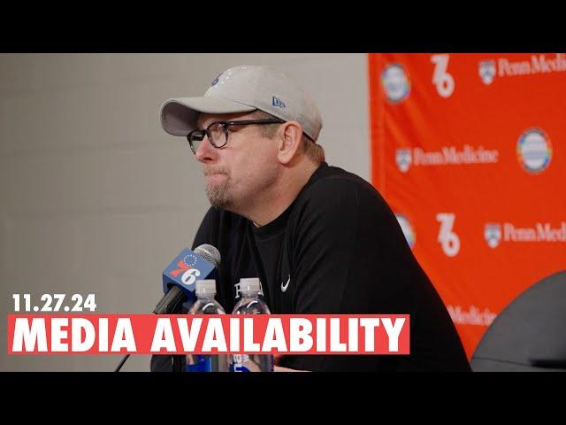 Philadelphia 76ers Postgame Media Availability | Coach Nurse | 11.27.24