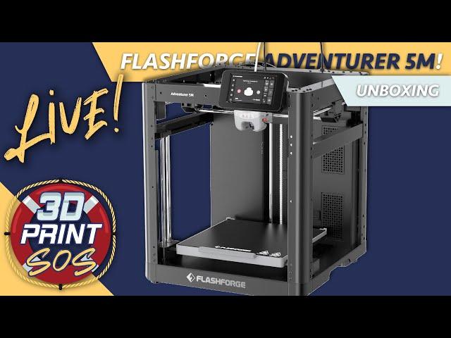 Flashforge Adventurer 5M - Unboxing & First Look