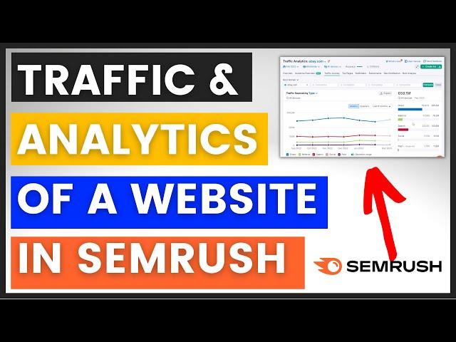 How To Check Traffic & Analytics Of A Website? (Using Semrush Traffic Analytics Tool)