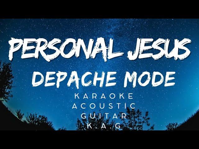 Depache Mode - Personal Jesus (Karaoke Acoustic Guitar KAG)#karaoke #lyrics #songslyrics