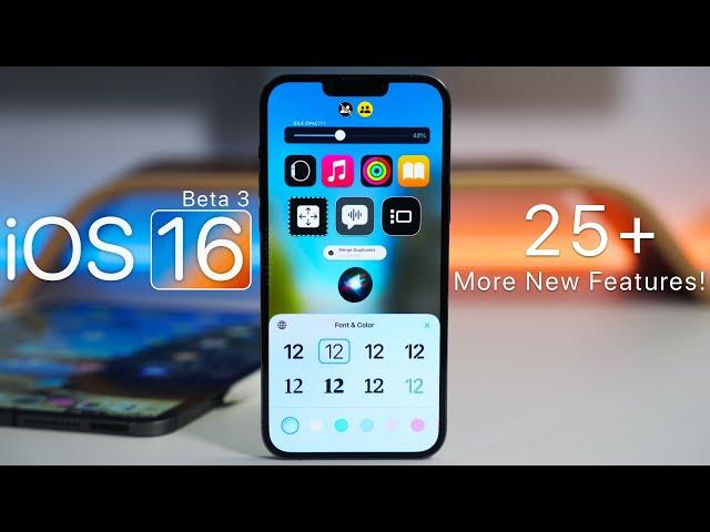 iOS 16 Beta 3 - 25+ More New Features!