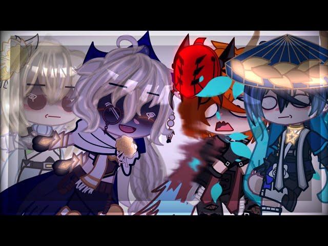 Abyss Sibling when he sees two mfs wants to fight her (Lumine): | Gacha x Genshin |