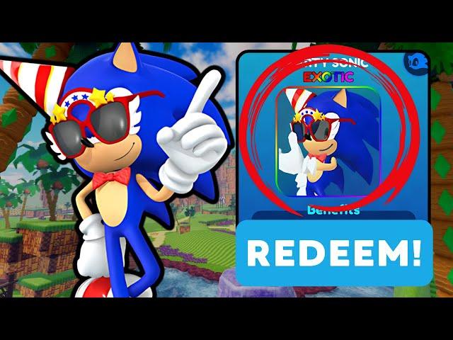  New Party Sonic And Returning Skins | Sonic Speed Simulator