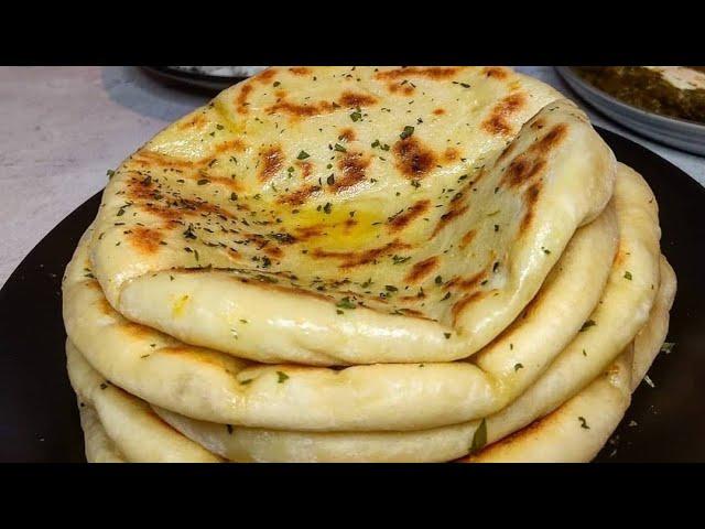 CHEESE NAAN RECETTE pain indien facile et inratable