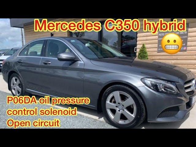 Mercedes P06DA oil pressure control solenoid fault (part 2 the fix)