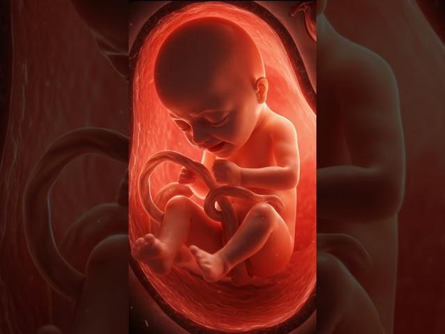 Nuchal Cord – Umbilical Cord Wrapped Around the Fetal Neck 360 Degrees (3D Animation) #pregnancy