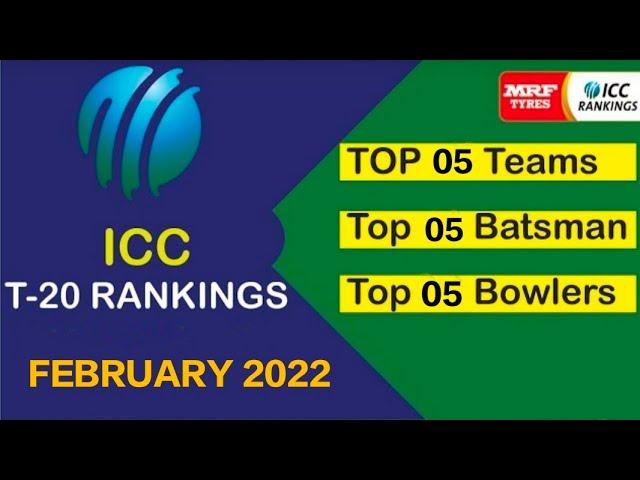 ICC T20 Ranking 2022 | Icc T20 Ranking Teams | Icc Ranking Batsman & Bowlers | Sports Fix