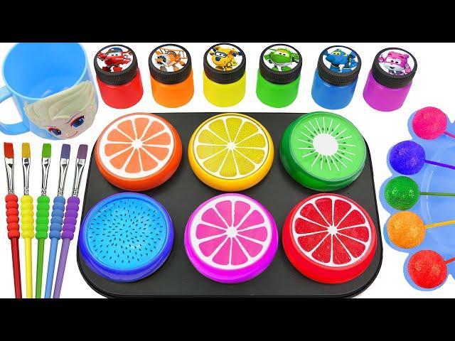 Satisfying ASMR Video | Rainbow Mixing  Color EGGS From Rainbow Magic Candy & Cutting DIY