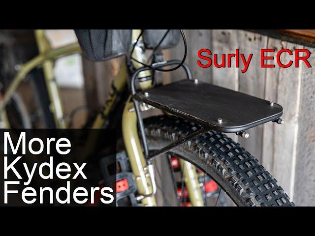 Kydex Bicycle Fenders for the Surly ECR - Part 2