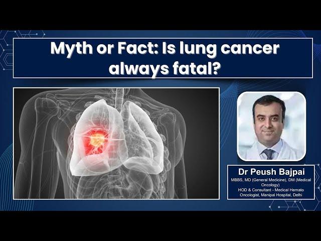 Myth or Fact: Is lung cancer always fatal? Ft. Dr Peush Bajpai