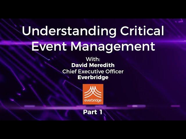 Mohit Sagar interviews David Meredith, CEO Everbridge - Part 1