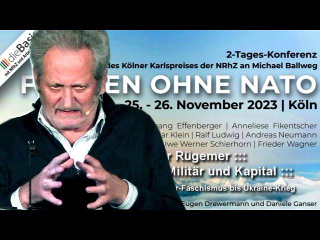 FRIEDEN OHNE NATO #3 ::: konferenz ::: werner rügemer ::: im zangengriff von militär und kapital