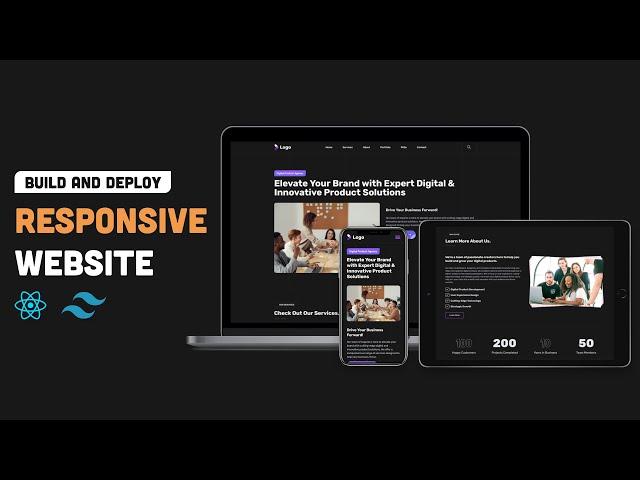 Build and Deploy a Fully Responsive Website in React JS