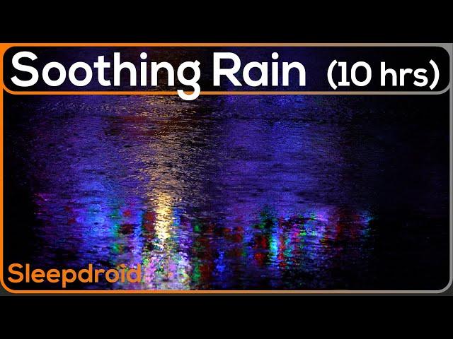 ►Deep Sleep Rain Sounds for Sleeping Through the Night ~Rain Storm to Fall Asleep Fast