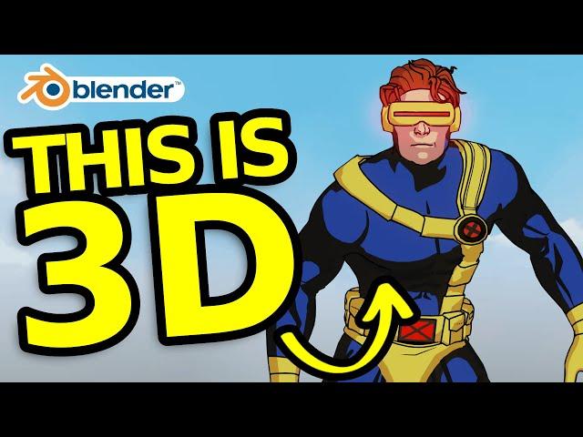 I animated X-Men '97...in blender