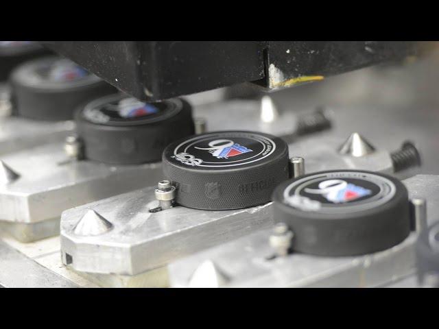 Canada 150: How hockey pucks are made