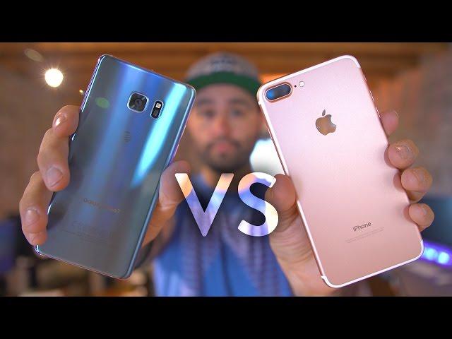 iPhone 7 Plus vs Galaxy Note 7!