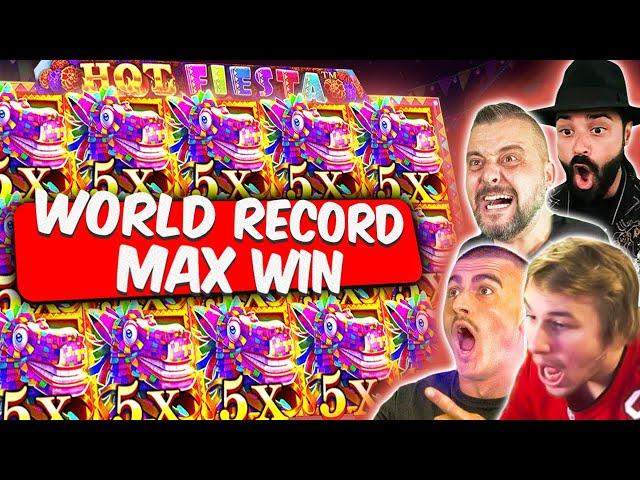 HOT FIESTA MAX WIN: Top 3 World Record Wins (Xposed, Roshtein, Classybeef)