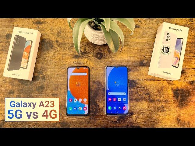 Samsung Galaxy A23 5G vs Samsung Galaxy A23 LTE