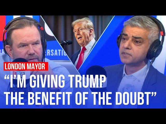 Sadiq Khan backtracks on Donald Trump criticism | LBC