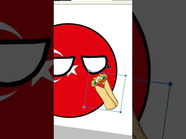 Drawing Turkeyball #edit #capcut #flags #geography #ibispaintx #türkiye