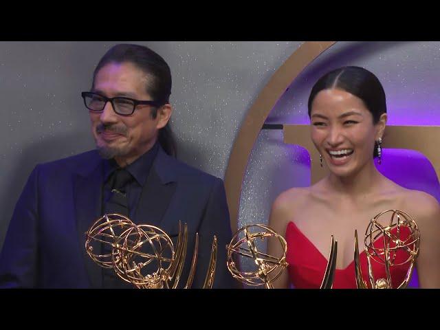 Shōgun Cast REACTS to Making Emmys HISTORY! (Exclusive)