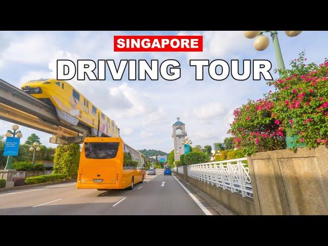 8K - Singapore City Driving Tour | Driving In Singapore 2024