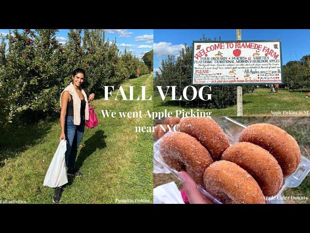 FALL VLOG | We went apple picking near NYC and ate delicious fall things