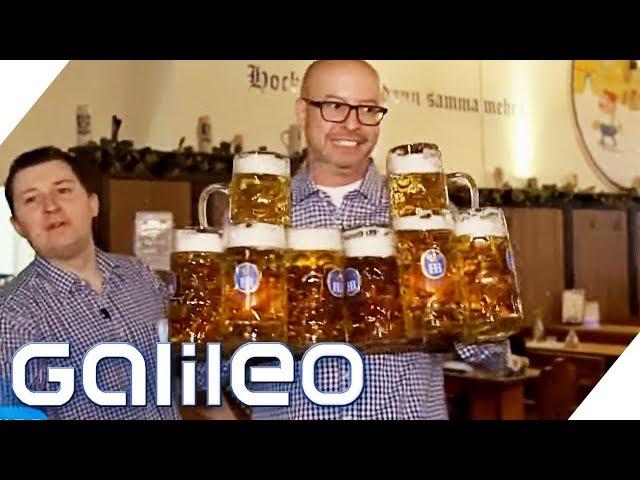 Kellner im größten Wirtshaus Deutschlands - Das Selbstexperiment | Galileo | Galileo