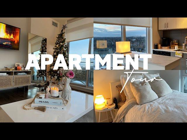 APARTMENT TOUR: my neutral downtown Edmonton 2 bedroom furnished apartment