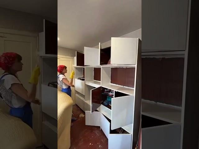 Преобразить советский шкаф своими руками! #интерьер #своимируками