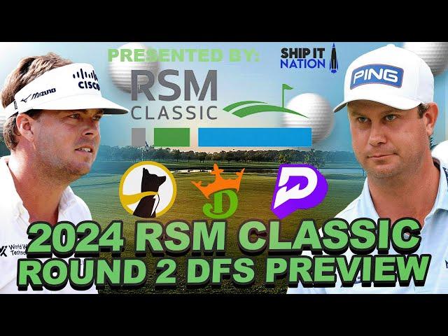 RSM Classic Round 2 DFS + Prop Preview : Draftkings Showdown Strategy, Top Underdog + Prize Props