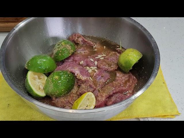 Como marinar la carne para asar para que quede  suave, jugosa y deliciosa