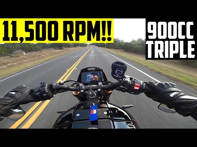 Yamaha XSR900 Pure Exhaust Sound - SC Project Full Exhaust