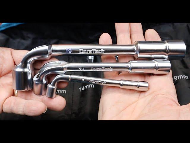 $26 Set DURATECH L-Type Pipe Perforation Elbow Wrench: Break up the set for efficiency.