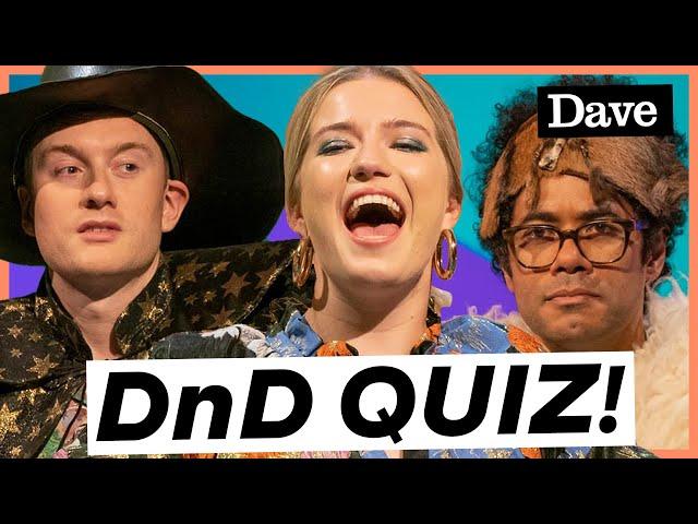 James Acaster & Richard Ayoade Play Dungeons & Dragons! | Question Team | Dave