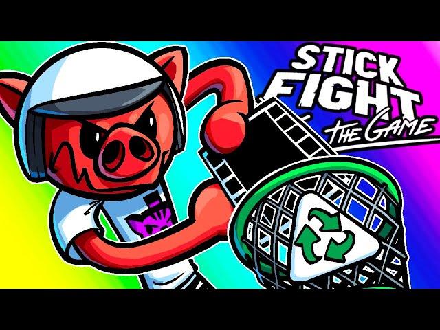 Stick Fight - You Won't See This on Wildcat's Channel! (Funny Moments)