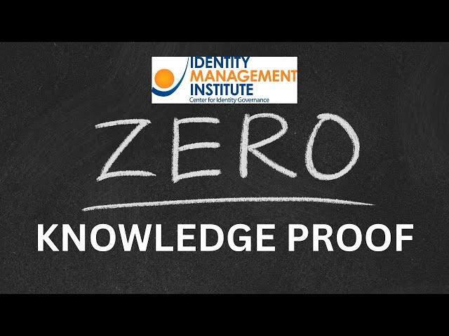 Zero Knowledge Proof Identity Management