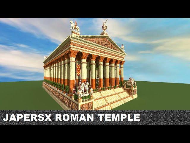 Minecraft Japersx Roman Temple Showcase