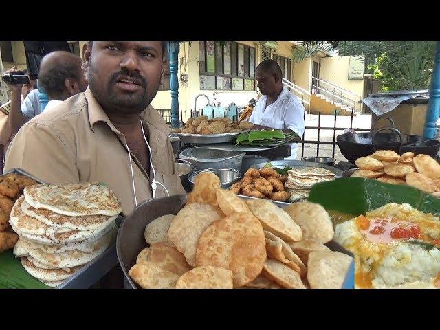 It's a Breakfast Time in Chennai Street - Pongal with Coconut Chutney & Samber - Only 20 rs Plate